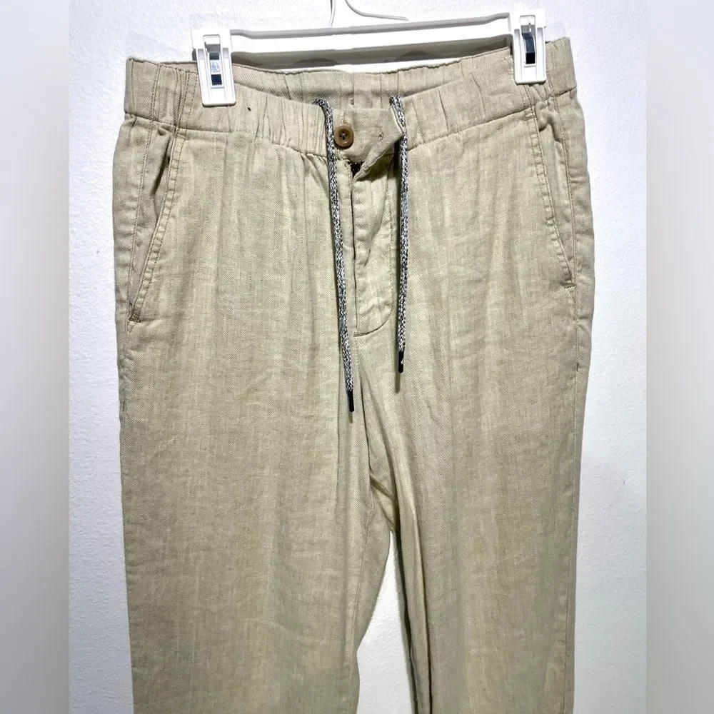 Tommy Bahama pull on pants summer resort wear casual beige men’s M